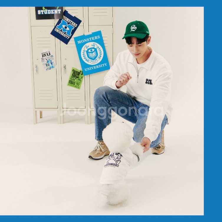 아르르 몬스터대학교 한정판 견주옷+반려견옷 콜라보세트--6
