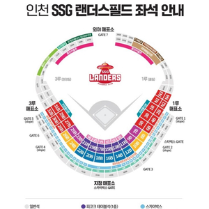 4월30일 SSG랜더스필드 내야패밀리(L) 4인 판매