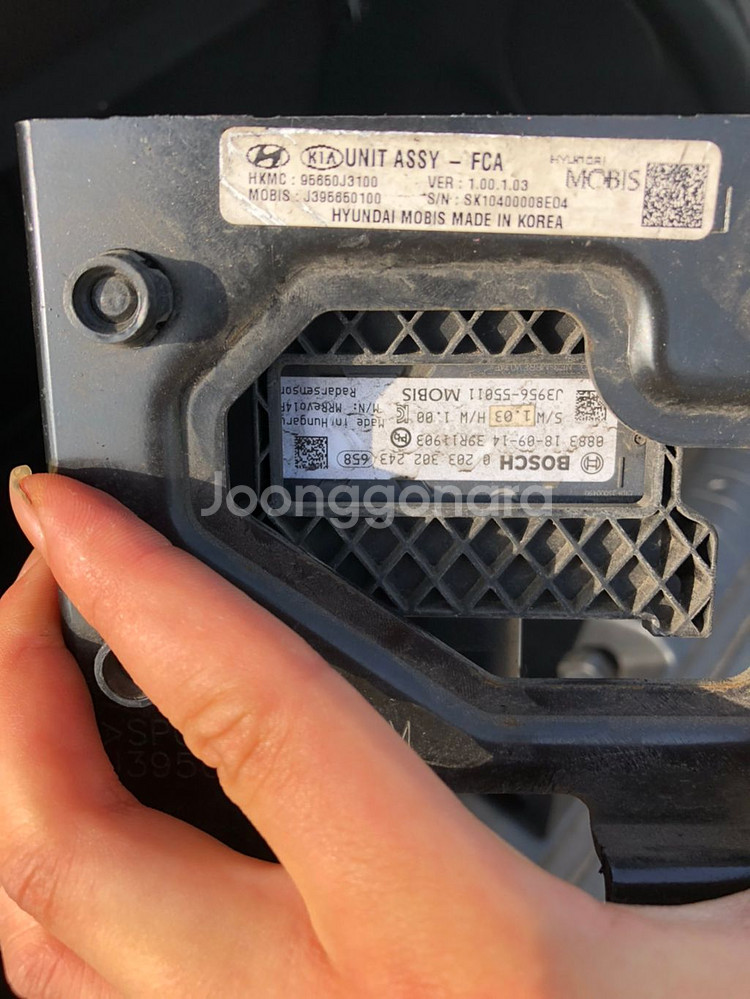 벨로스터 전방scc레이더모듈 모비스--2