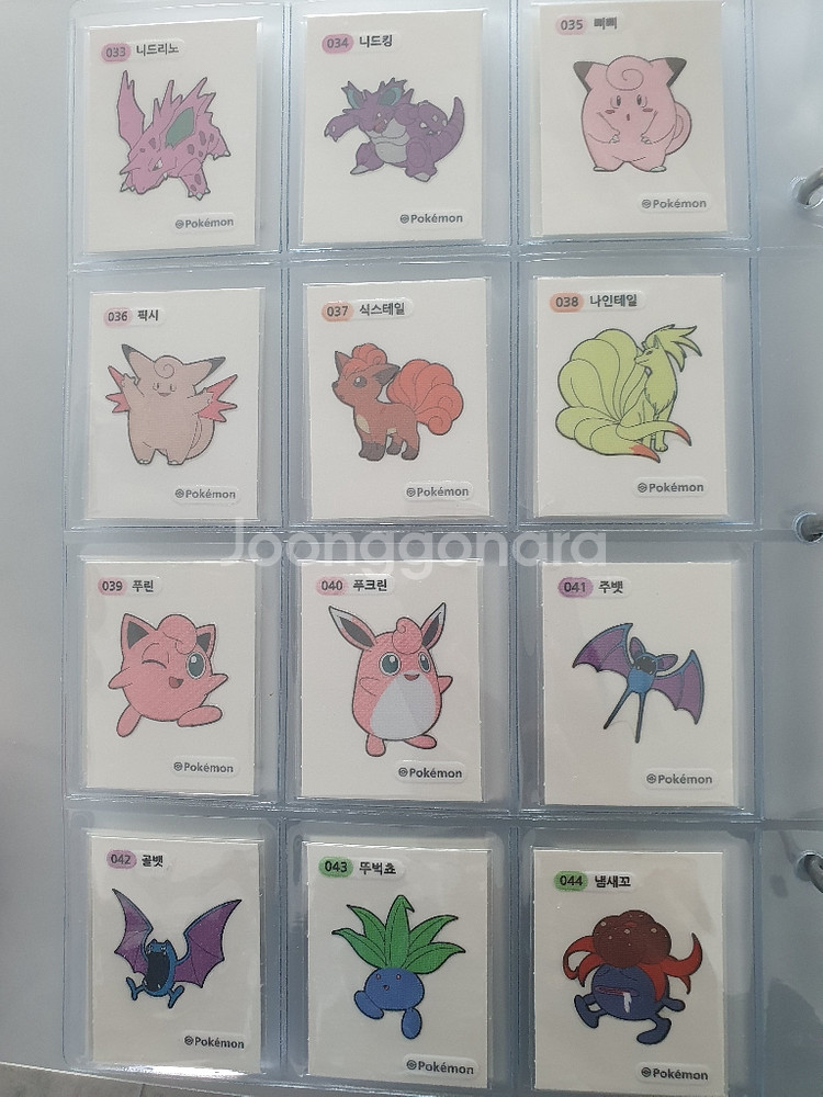 포켓몬 스티커 띠부띠부씰 159종 판매--3