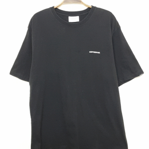 (XL) 커버낫 반팔티셔츠 블랙 라운드 면티 캐주얼