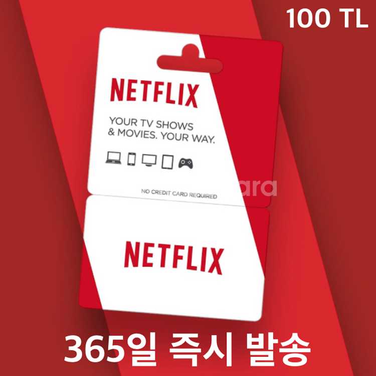 넷플릭스 터키 기프트카드 100TL--0