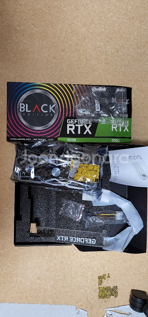 RTX 3090 BLACK EDITION 일요일까지--2