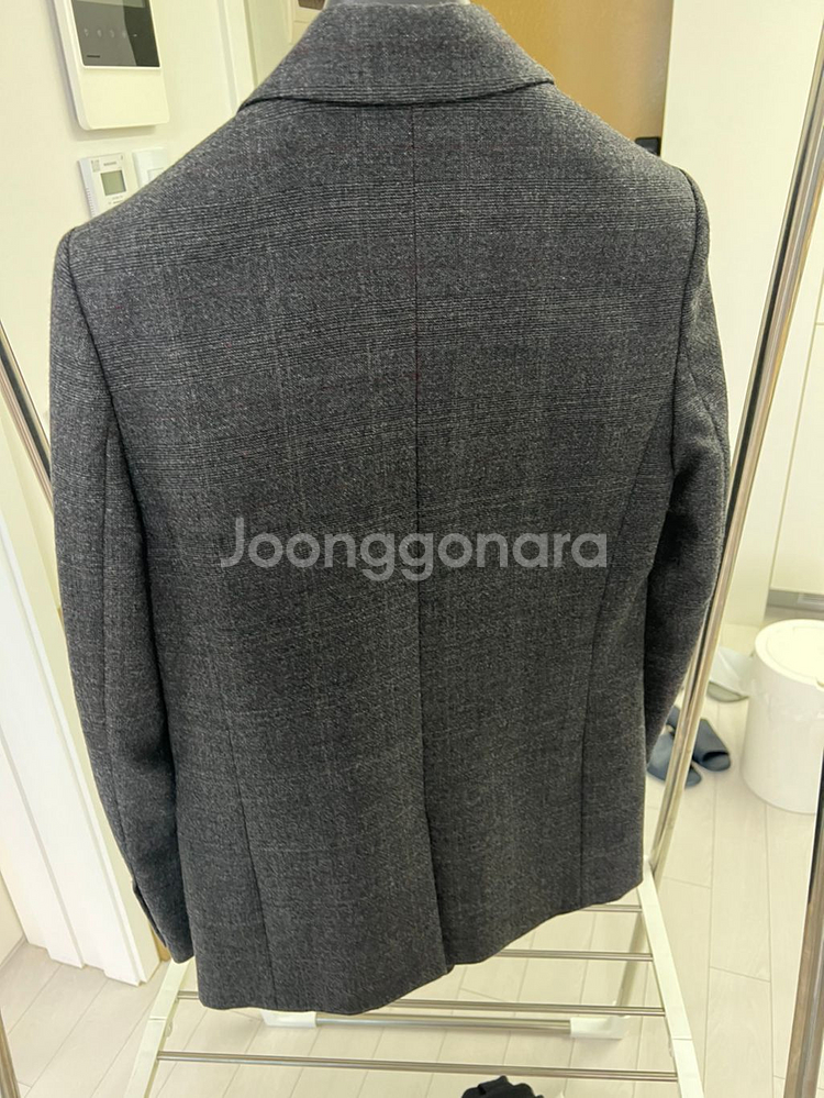 (maje) 차콜 세미정장 자켓 (55size)--3