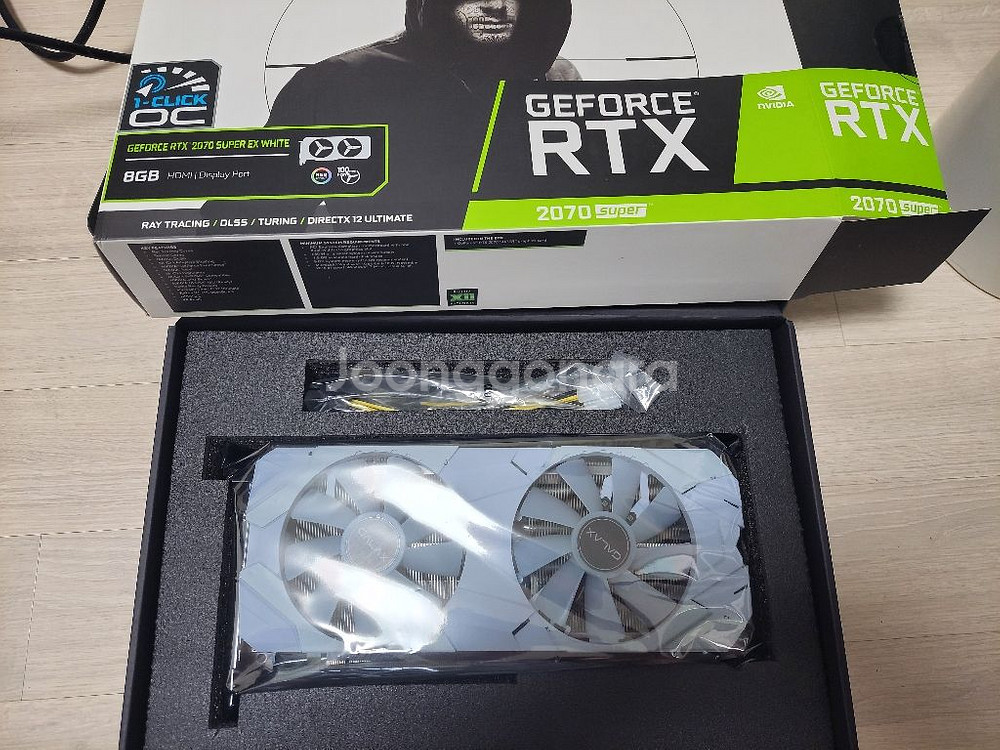 갤럭시 RTX2070SUPER EX WHITE 미개봉--0