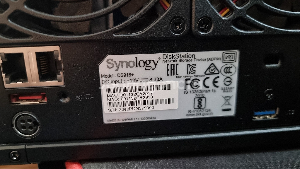 시놀로지 synology nas 918+ 8Tb Hdd--1