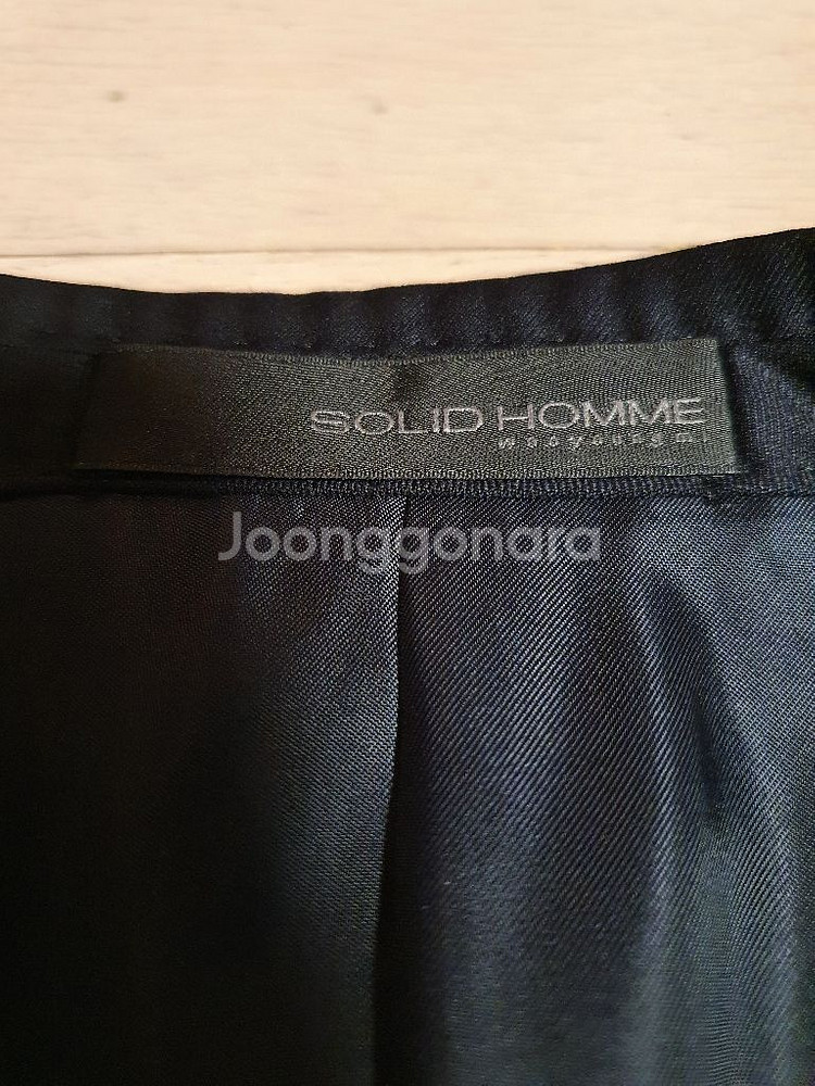 솔리드옴므 자켓. 블랙. 택포 7만!--2