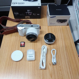 nx500 삼성 미러리스 카메라 랜즈 2개