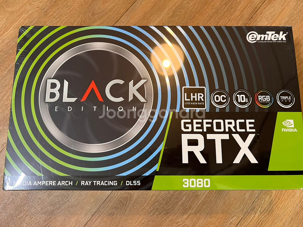 RTX3080 블랙에디션 oc 10GB 미개봉 팝니다--0