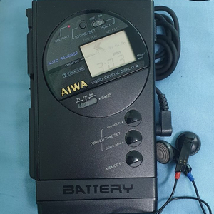 AIWA HS-R20 카세트 보밥/이어폰 라디오