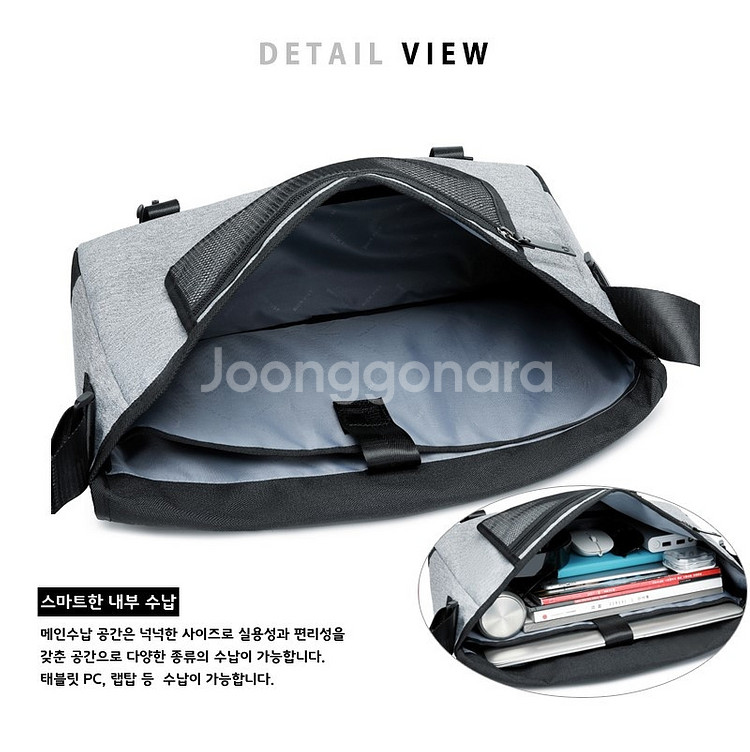 새상품 캐주얼 메신저백 바디백 남녀공용--5