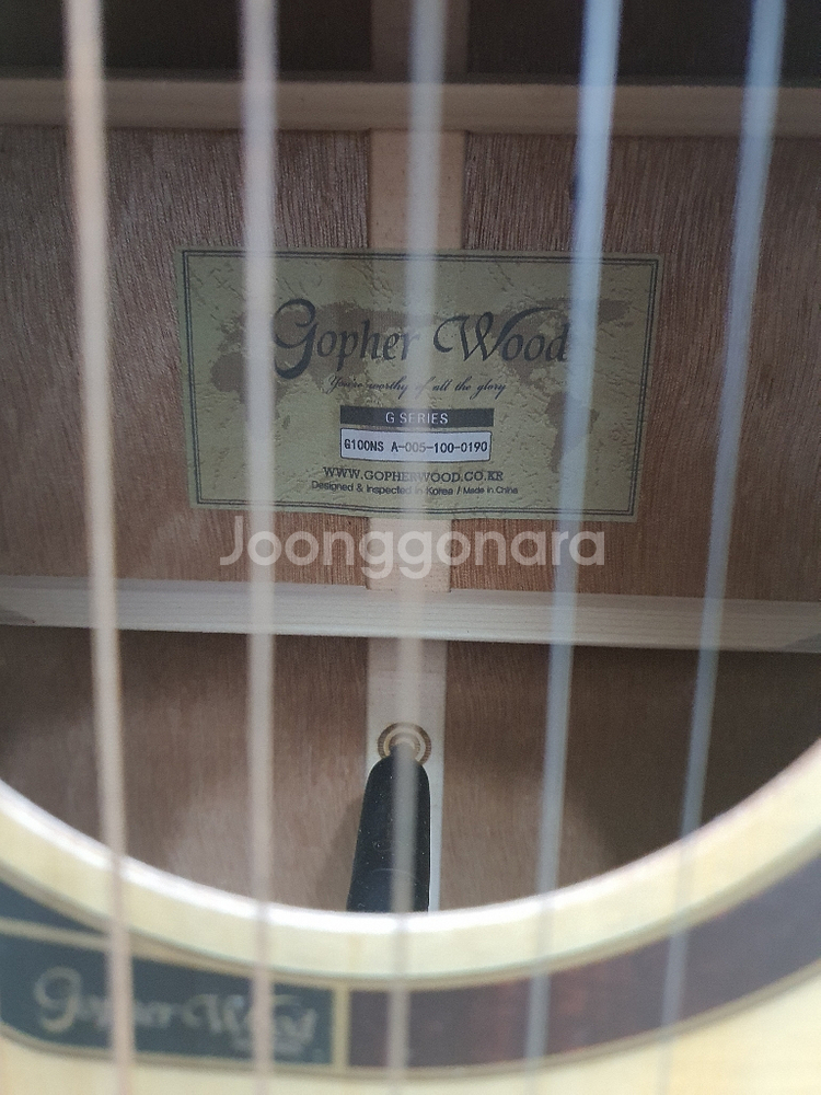고퍼우드 어쿠스틱기타 g100ns--2