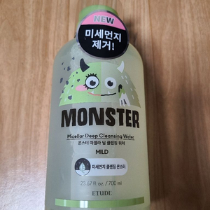 에뛰드 몬스터 클렌징 워터 700ml