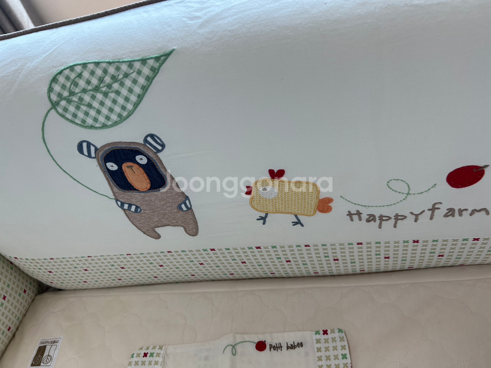쁘띠베이비 오가닉 범퍼침대 XL--3