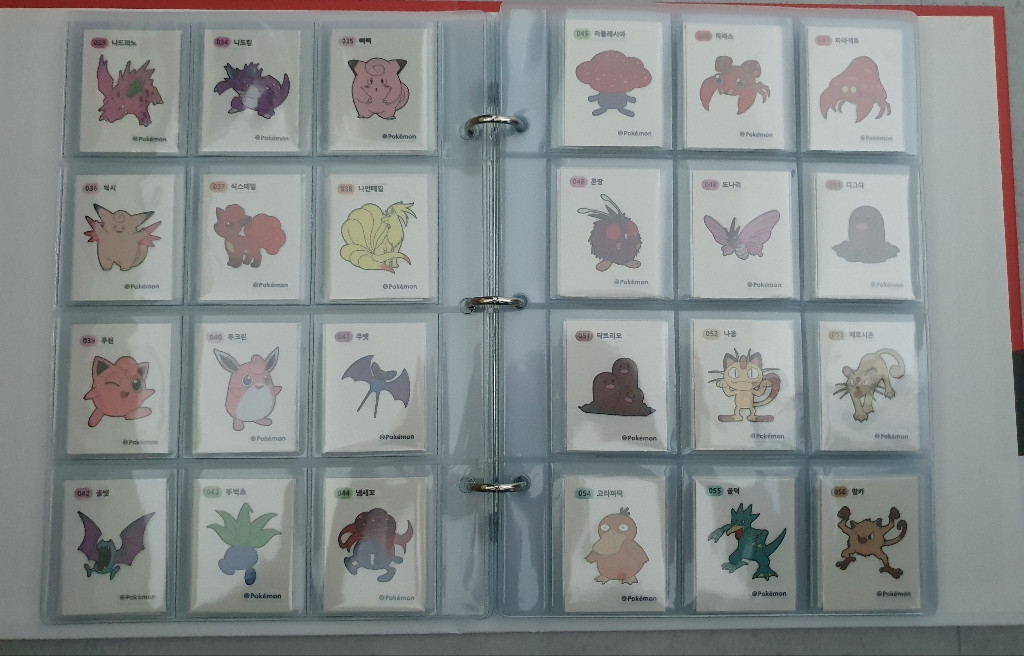 포켓몬 스티커 띠부띠부씰 159종 판매--3