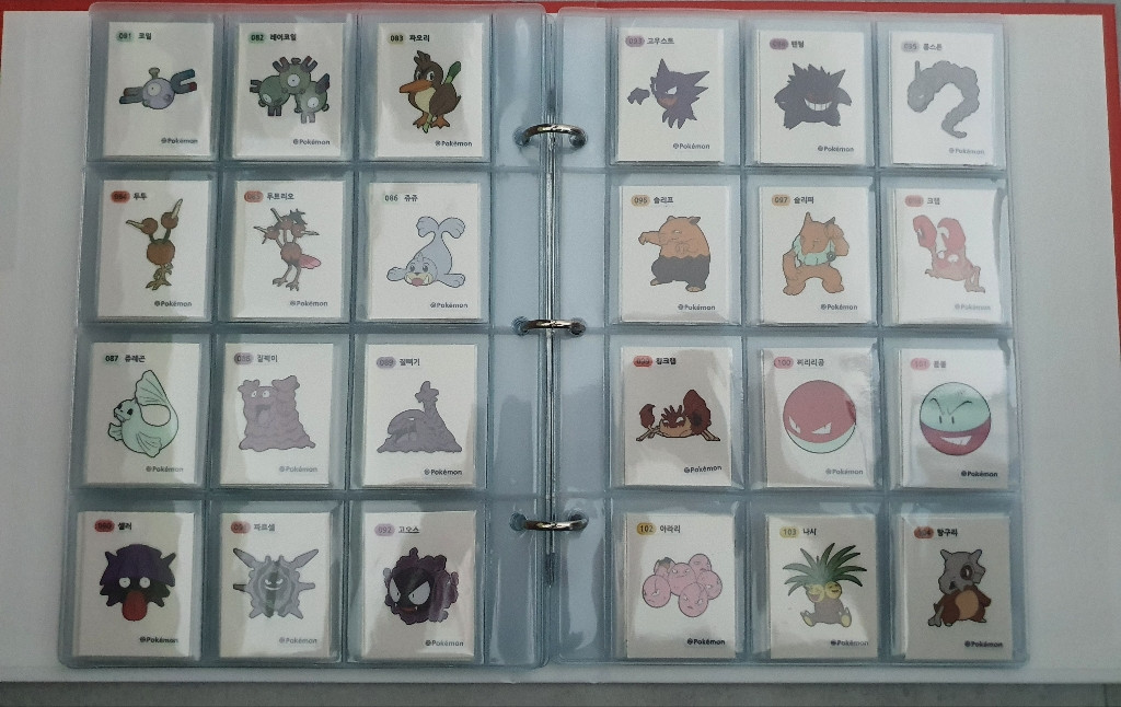 포켓몬 스티커 띠부띠부씰 159종 판매--5