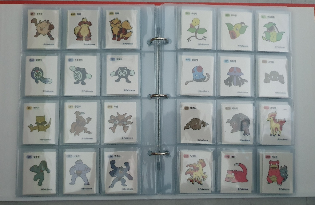 포켓몬 스티커 띠부띠부씰 159종 판매--4