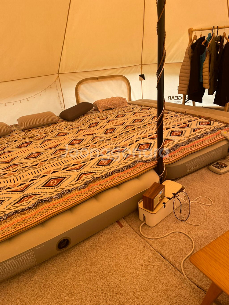 Intex 인텍스 듀라빔 플러스 퀸 에어매트 캠핑--5