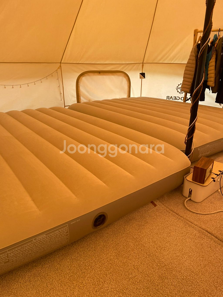 Intex 인텍스 듀라빔 플러스 에어매트 더블 캠핑--2