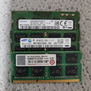 ddr3l 4g x 2 / 8g 1개 팝니다