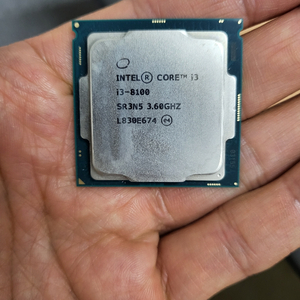 i3 8100 cpu 팜니다