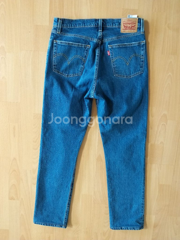 리바이스 501 일자청바지 (새상품.중청 스판30)--4