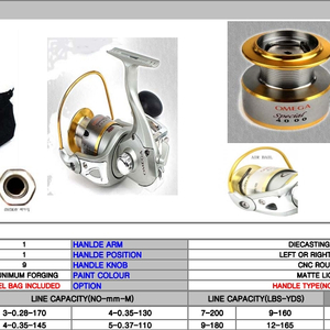 오메가3000&4000릴 판매합니다
