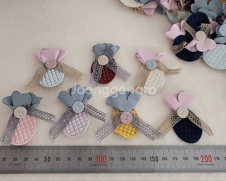 파인애플 초음파 7색 57미리 55개 일괄--1