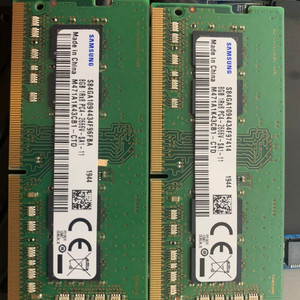 DDR4 16G 21300 노트북용