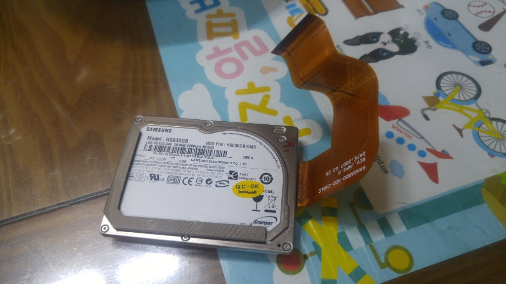 삼성 1.8인치 HDD 30GB HS030GB 1만 이미지