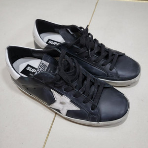 골든구스 블랙 / 화이트탭 38