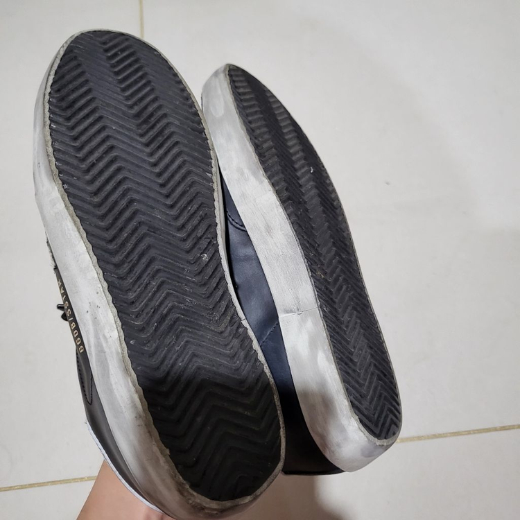 골든구스 블랙 / 화이트탭 38--9