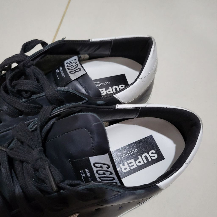 골든구스 블랙 / 화이트탭 38--6