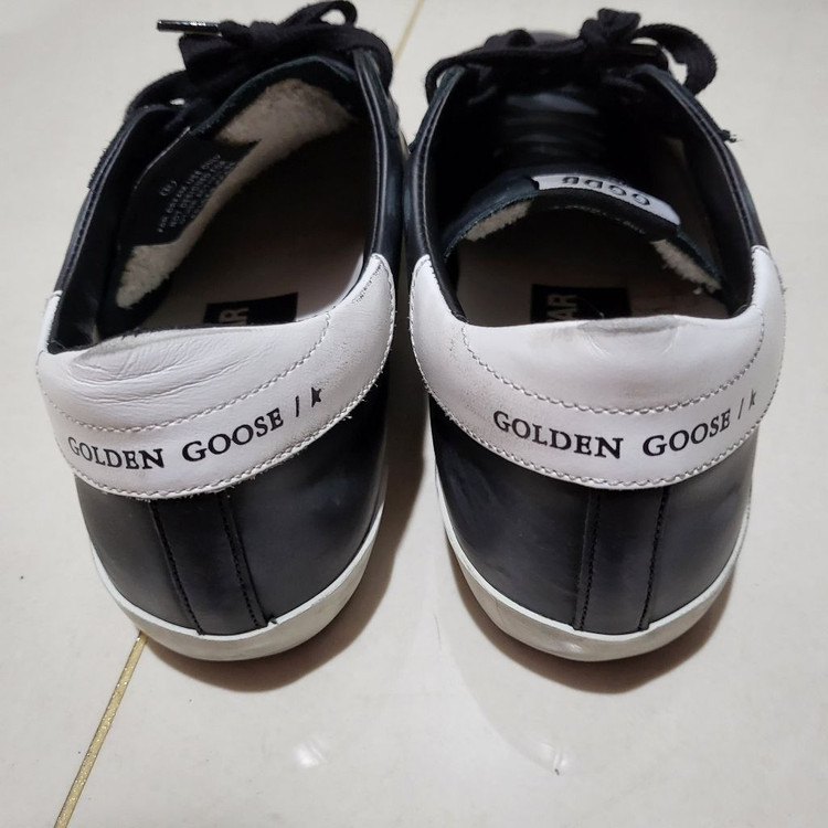 골든구스 블랙 / 화이트탭 38--7