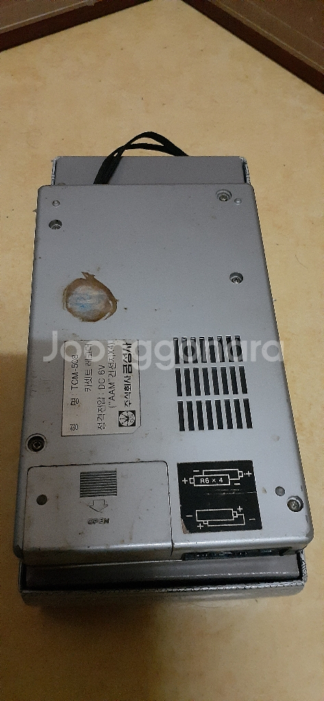 금성 카세트 레코더 TCM-508 고전제품--2