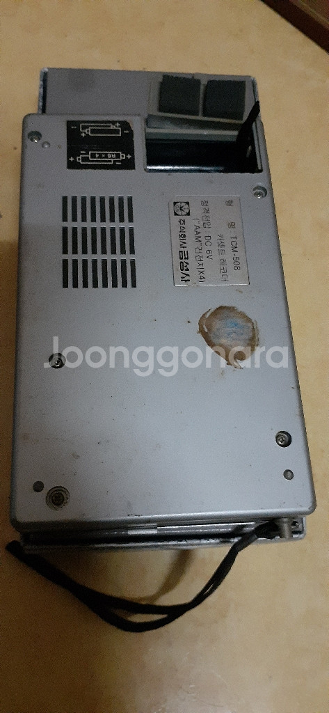 금성 카세트 레코더 TCM-508 고전제품--8