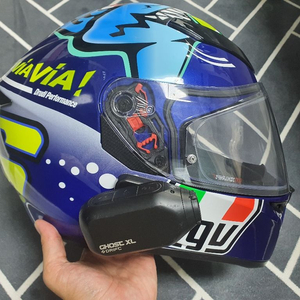 AGV K3 롯시 미사노 헬맷 + 고스트XL(엑션캠)