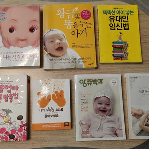 임신 및 출산 직후 육아 초기 책들 일괄