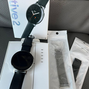삼성 갤럭시워치 액티브2 44mm 스테인리스 블랙