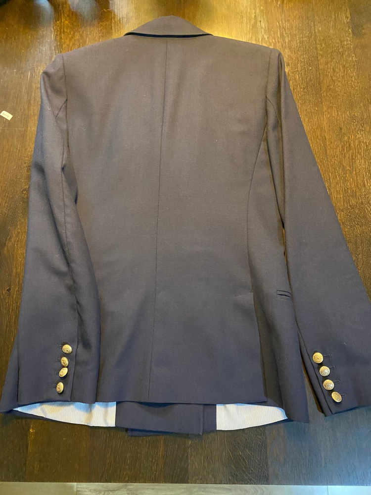 밴드오브아웃사이더스 네이비 더블 블레이저 3--8