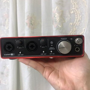 오인페 스칼렛 2i2 focusrite