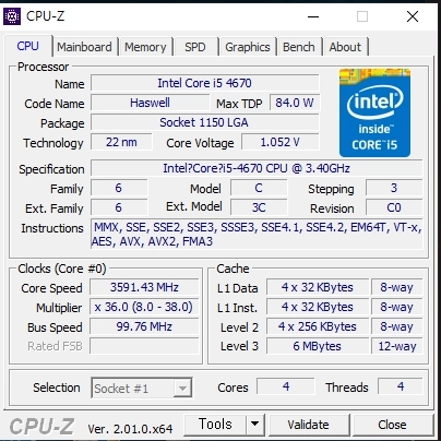 gtx1060 3gb, i5-4670 데스크탑 이미지