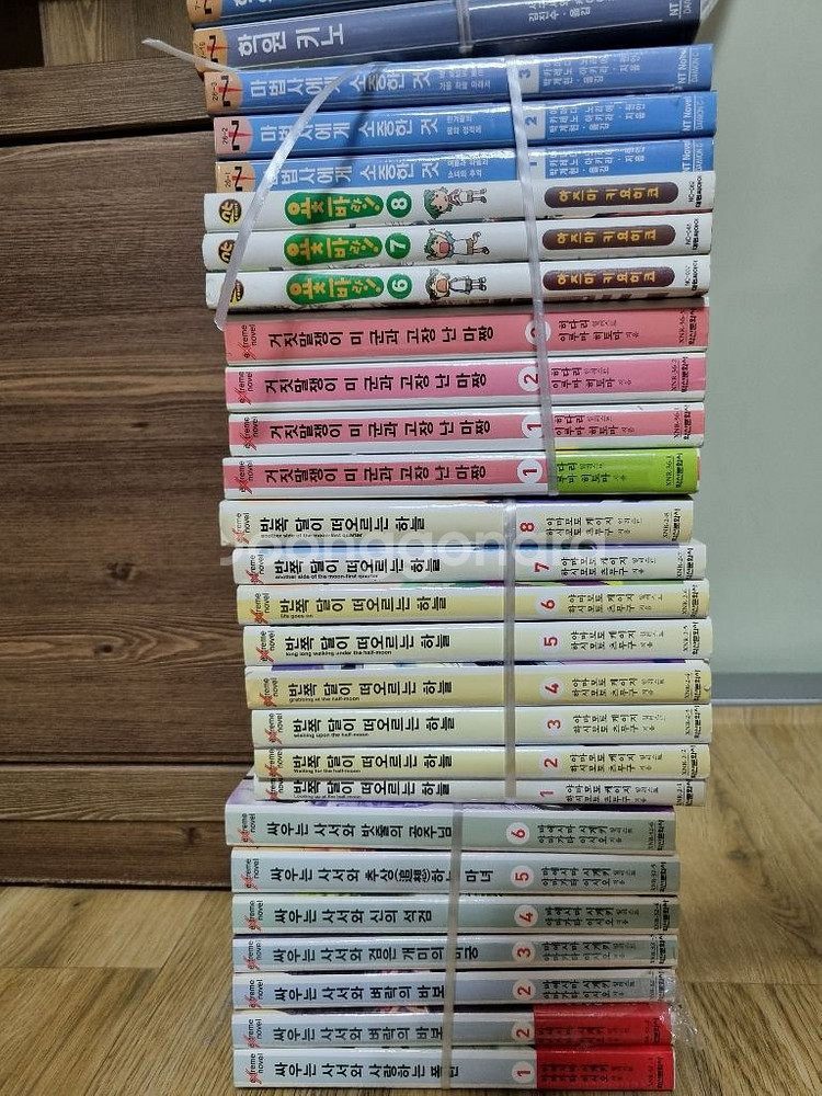 일본 만화책 및 소설책--0