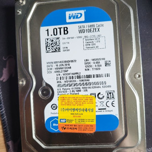 WD 1TB HDD 디스크팝니다
