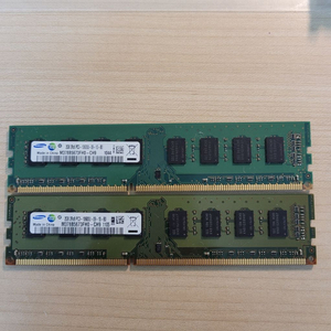 삼성 ddr3 2gb pc3-10600U x 2개