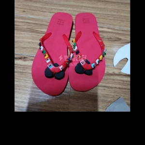 (새상품,240)마커레드 찡쪼리,스터드장식 쪼리