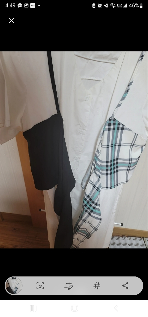 BNT원피스,아이돌뷔스티에원피스,체크원피스 이미지