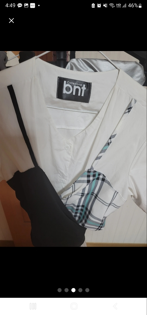 BNT원피스,아이돌뷔스티에원피스,체크원피스 이미지