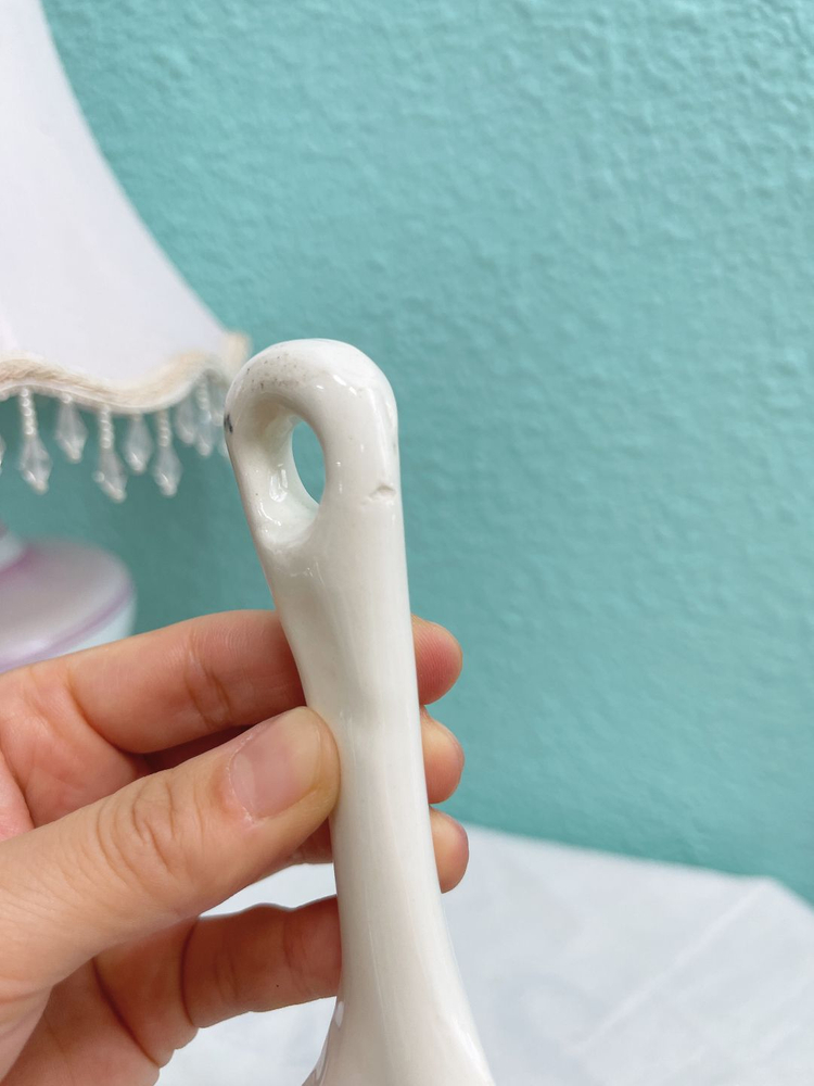 (이태리) 빈티지 핸드페인티드 케이크 서버 이미지