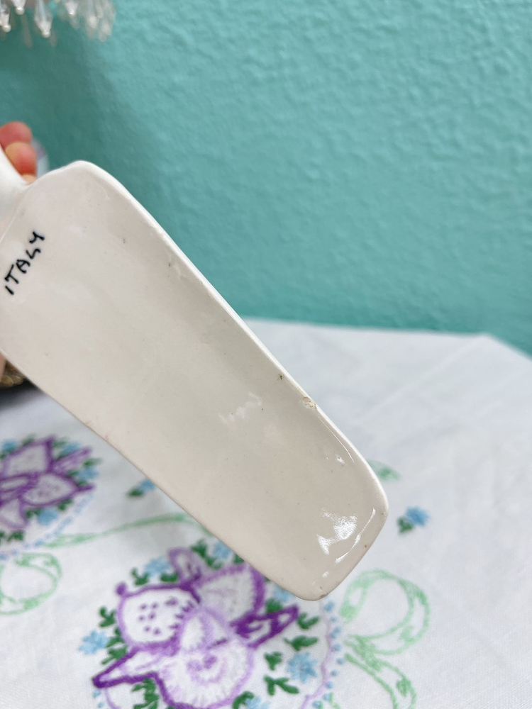 (이태리) 빈티지 핸드페인티드 케이크 서버 이미지